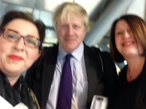 Nicky Richmond Selfie with Boris Johnson